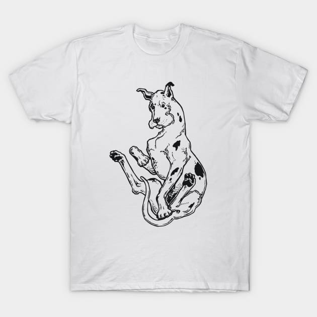 A Levity of Animals: A Good Dane T-Shirt by calebfaires